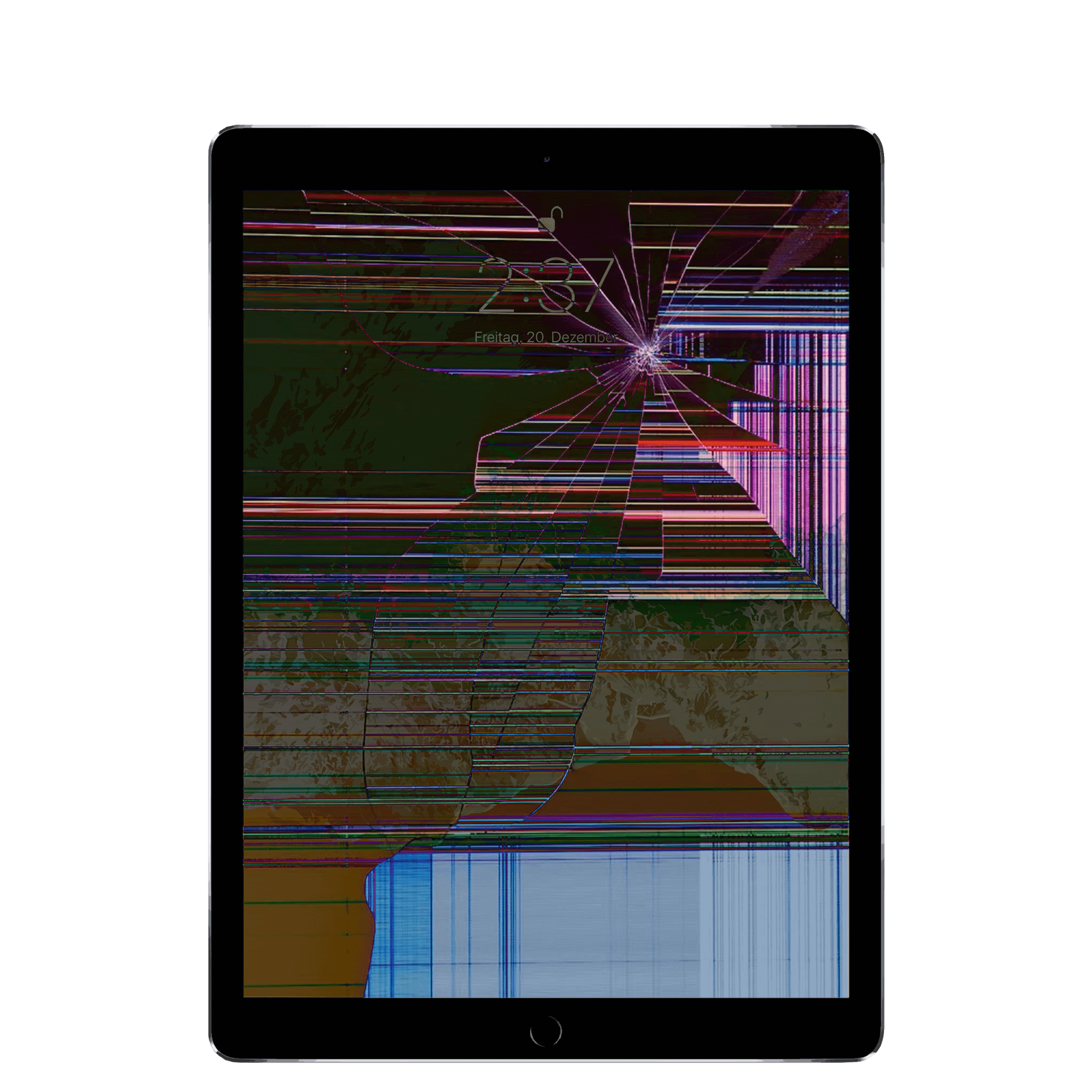Apple iPad Pro 12.9 der zweiten Generation mit Displayschaden