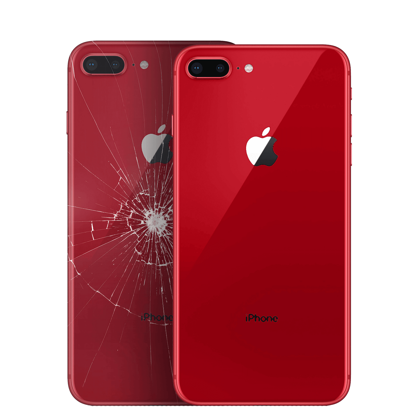 Apple iPhone 8 Plus mit Rückseite kaputt