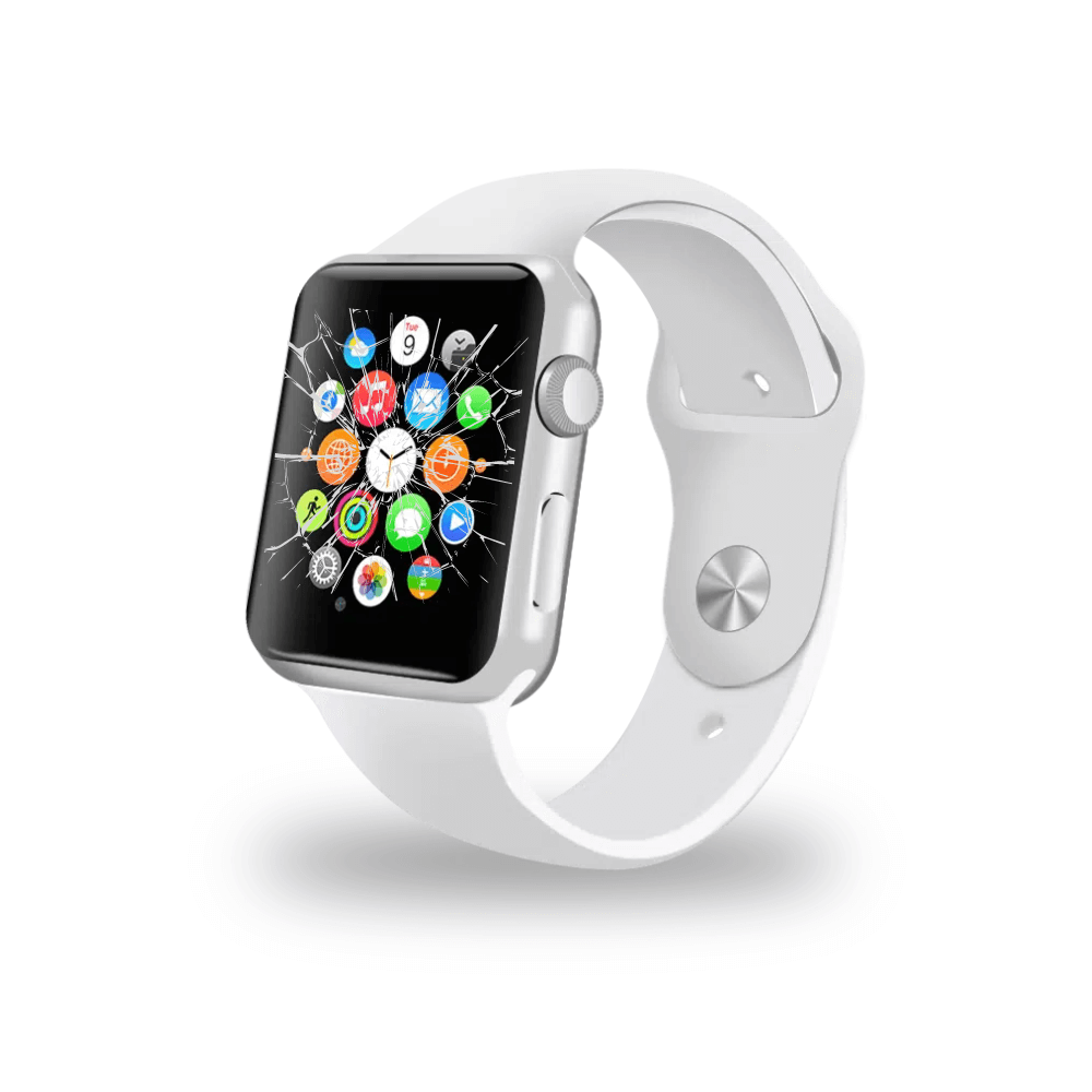 Apple Watch 6 44 mm mit kaputtem Glas