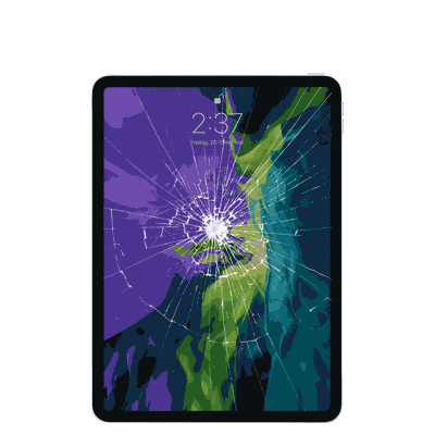 iPad beschädigt in Reparatur