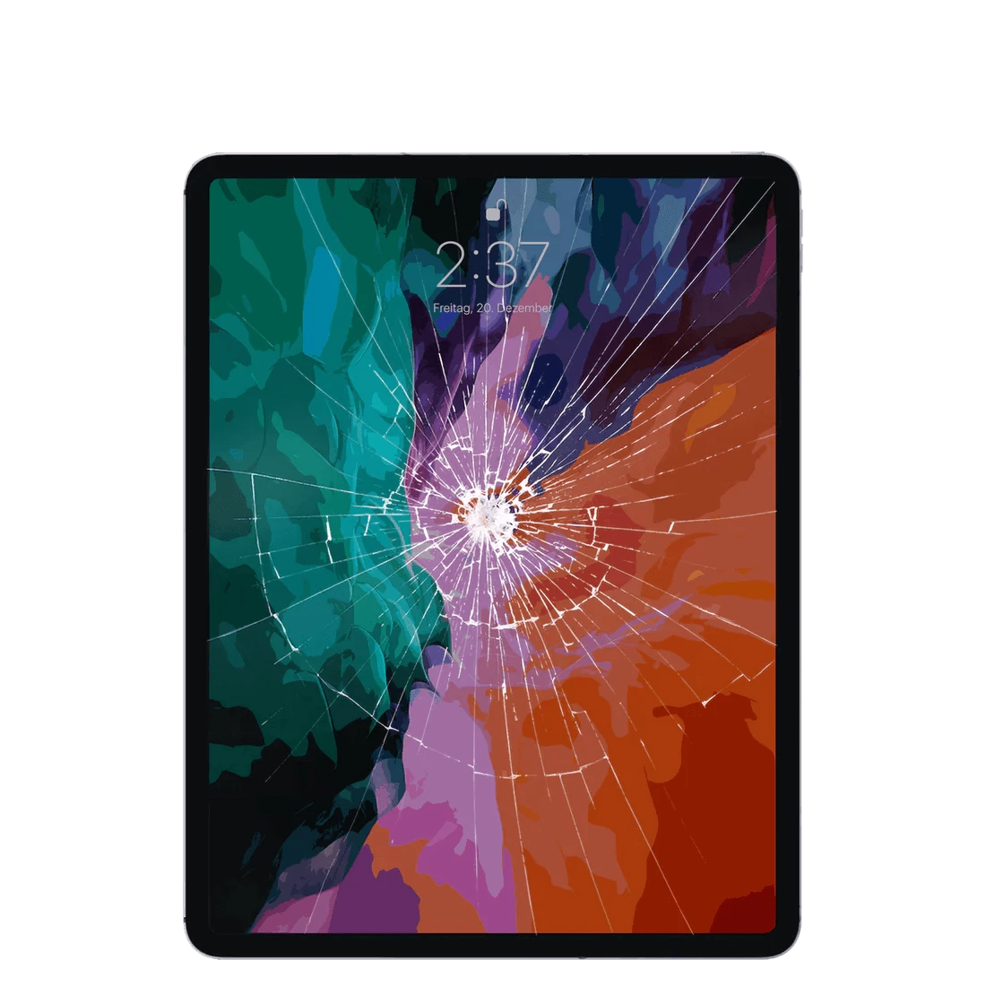 Apple iPad Pro 12.9 der fünften Generation mit Glasschaden