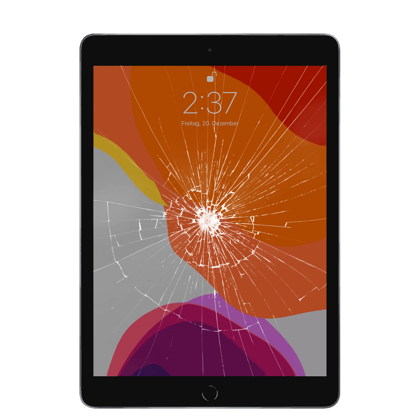 Apple iPad der sechsten Generation mit Glasschaden