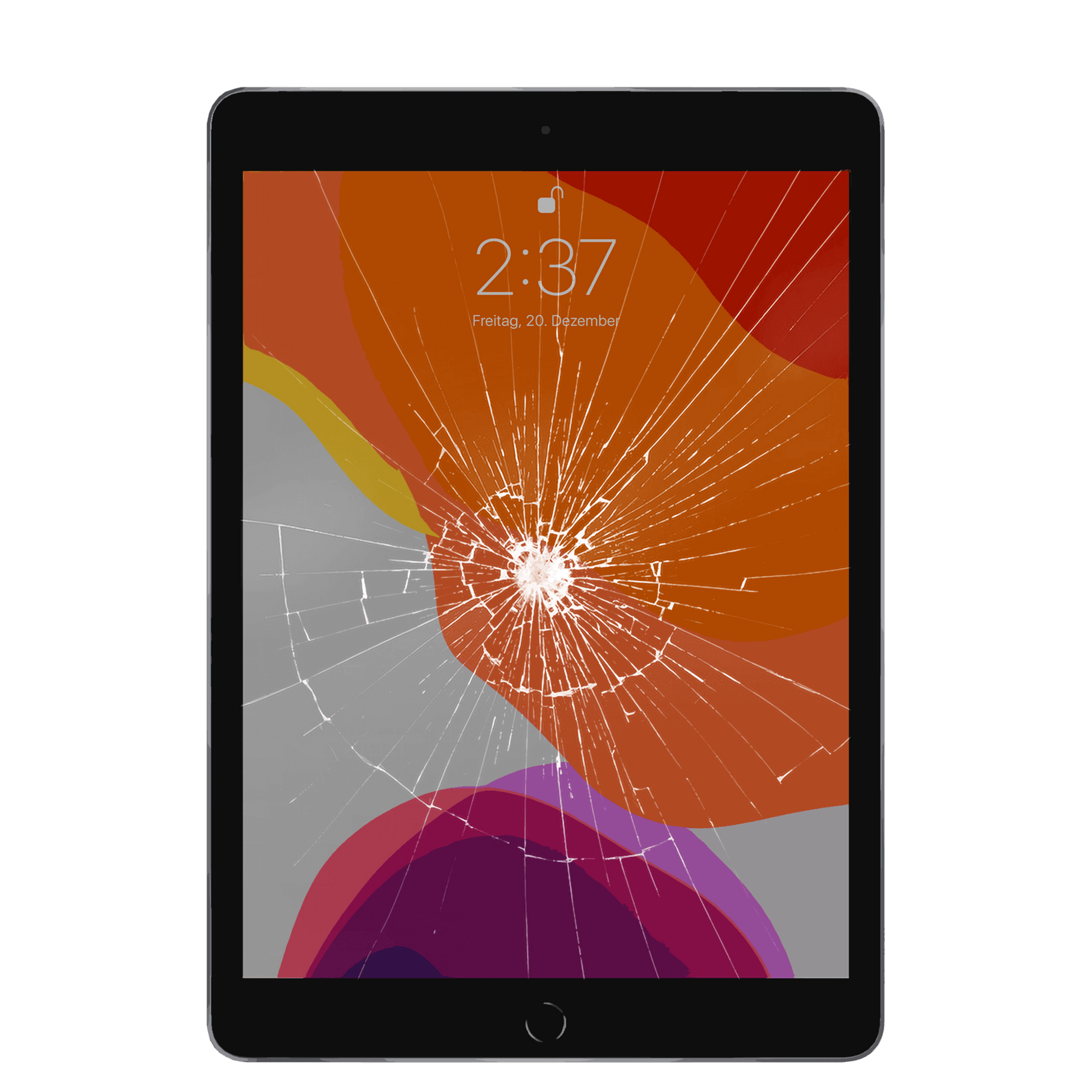 Apple iPad der sechsten Generation mit Glasschaden