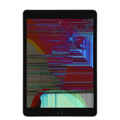 Apple iPad der siebten Generation mit beschädigtem Bildschirm